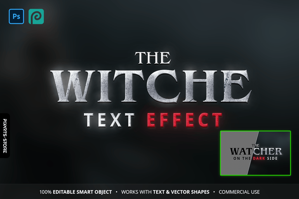 Dark RPG Steel Text Effect – Fantasy Game Logo Template