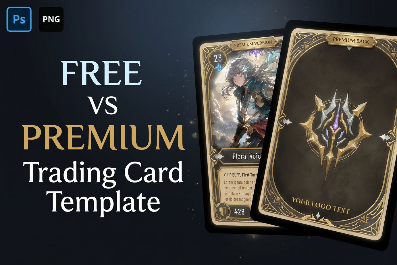 Free vs Premium Trading Card Game Template Comparison