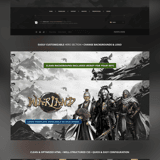 WarLand – MMORPG Game Website HTML Template (Metin2 Style) – Full Presentation