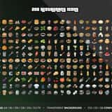 Modern RP Icons Vol.2 Jobs & Crime: 256 restaurant icons for FiveM inventory, transparent PNG