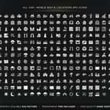 All 256 icons of RPG World Map & Locations Icons Vol.14 on one grid