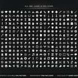 All 384 icons of RPG Game UI Icons Vol.18 on one grid