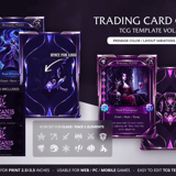 Thumbnail 3 for Dracanis Void TCG Template (PSD) – Vol. 2