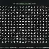 All 256 icons of RPG Mounts & Pets Icons Vol.16 on one grid