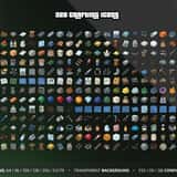 Modern RP Icons Vol.4 Gear & Loot: 320 crafting icons for FiveM inventory, transparent PNG