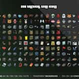 Modern RP Icons Vol.4 Gear & Loot: 208 tactical gear icons for FiveM inventory, transparent PNG