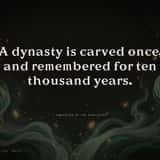 Jadereign Asian-inspired fantasy font, quote set in the font