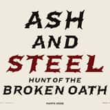 Hexrend aggressive dark fantasy font, title lettering example
