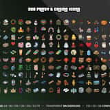 Modern RP Icons Vol.3 Props & Housing: 208 party and casino icons for FiveM inventory, transparent PNG