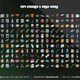Modern RP Icons Vol.3 Props & Housing: 224 kitchen and bath icons for FiveM inventory, transparent PNG