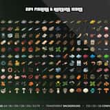Modern RP Icons Vol.5 Survival & Food: 224 fishing and hunting icons for FiveM inventory, transparent PNG