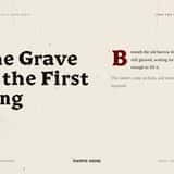 Gravebrand fantasy font used as a book chapter heading