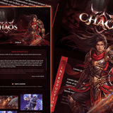 Chaos MMORPG Server Presentation PSD Template