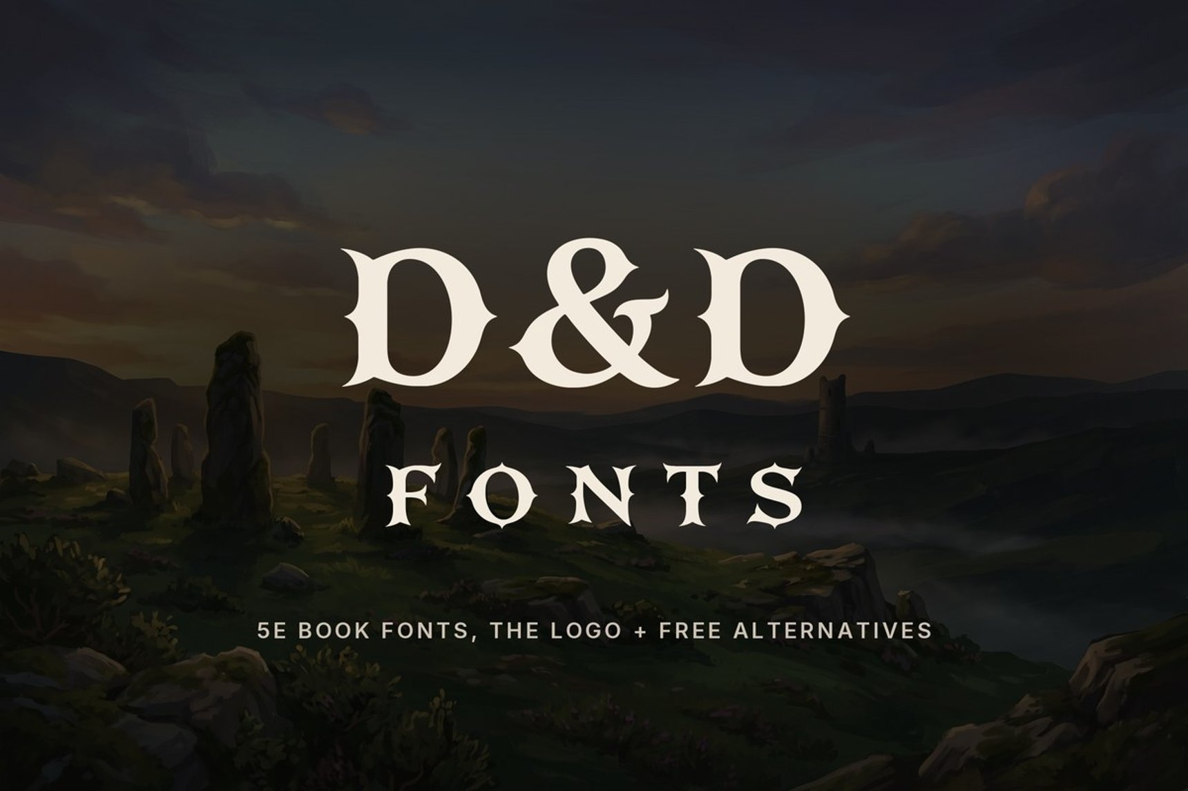 Dungeons and Dragons fonts: 5e book fonts, the logo and free fantasy alternatives