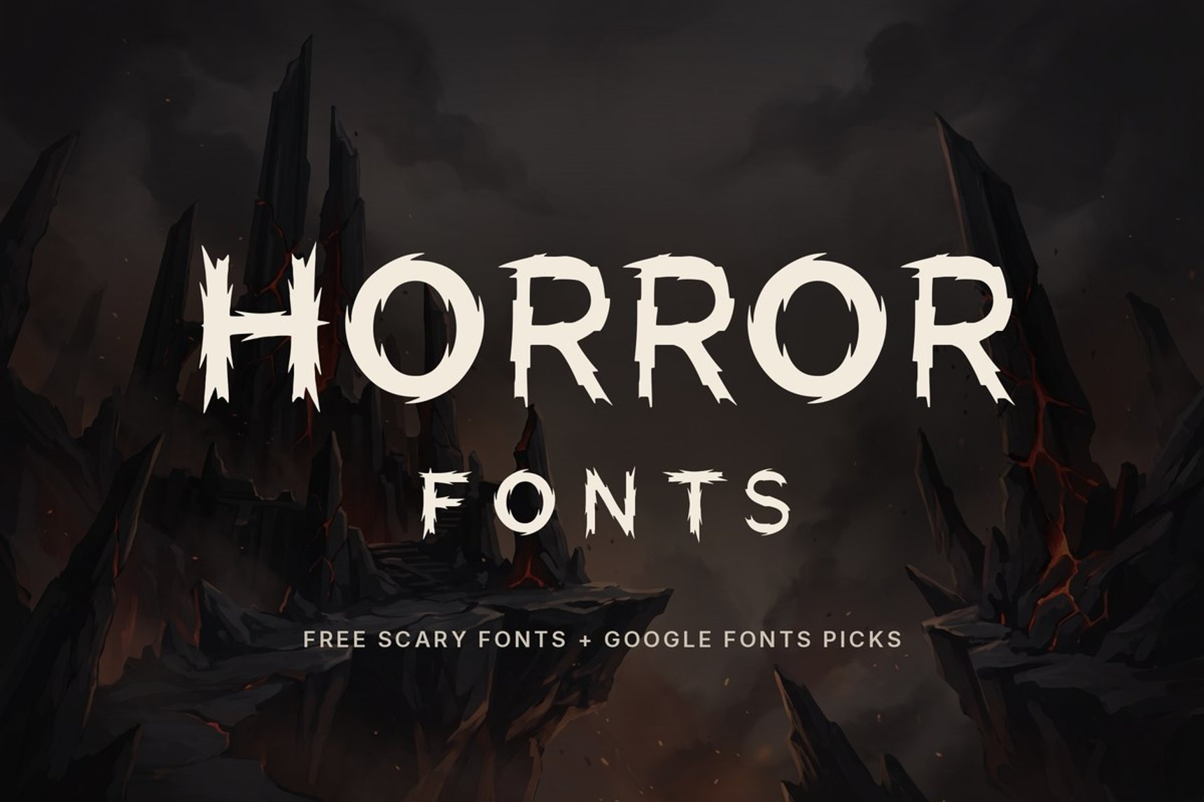 Free horror fonts: original scary fonts and Google Fonts picks