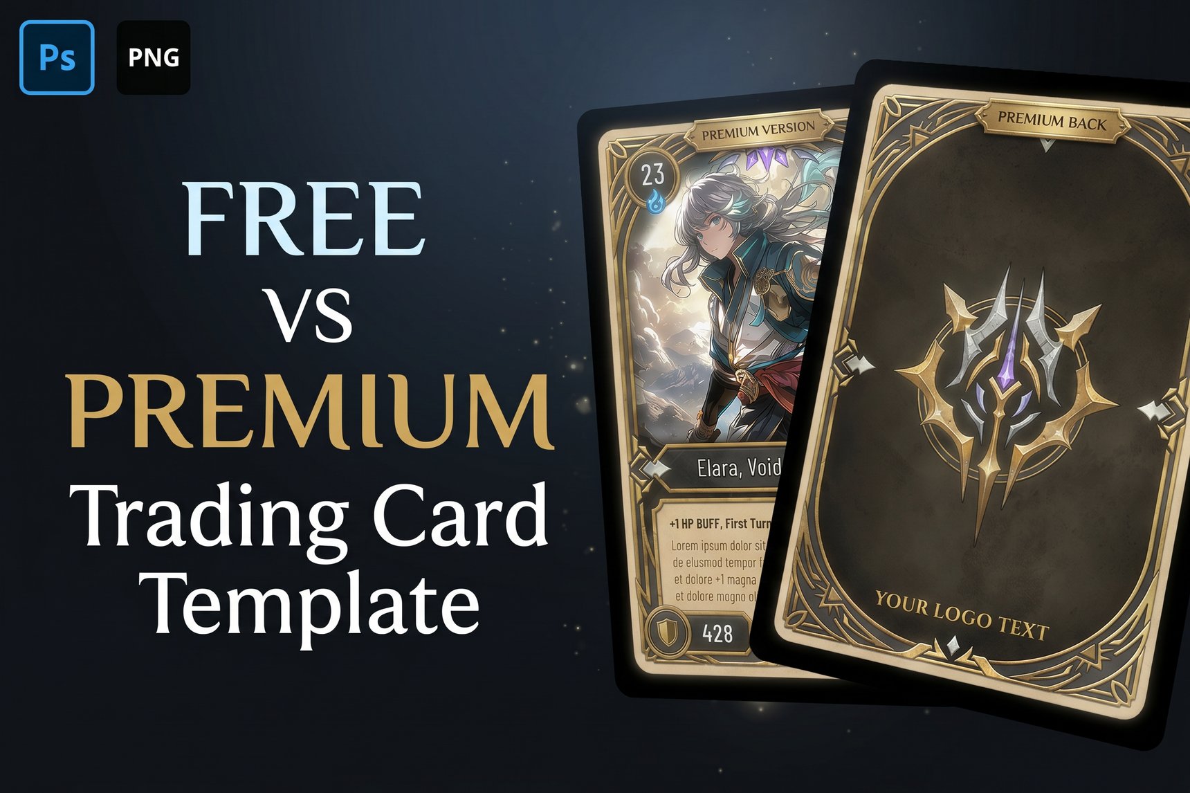Free vs Premium Trading Card Game Template Comparison