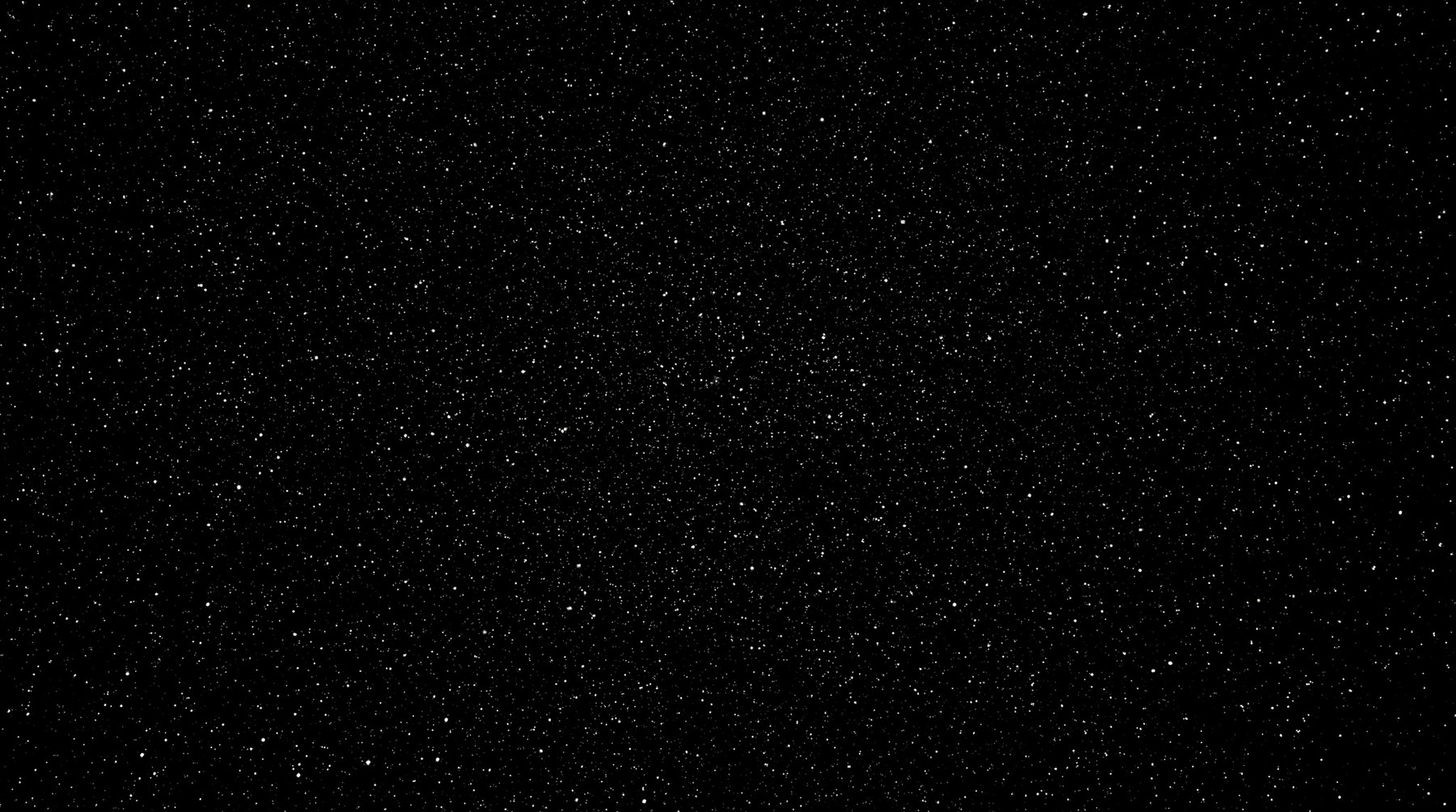 A black background filled with a dense, subtle pattern of fine white specks resembling monochromatic film grain.
