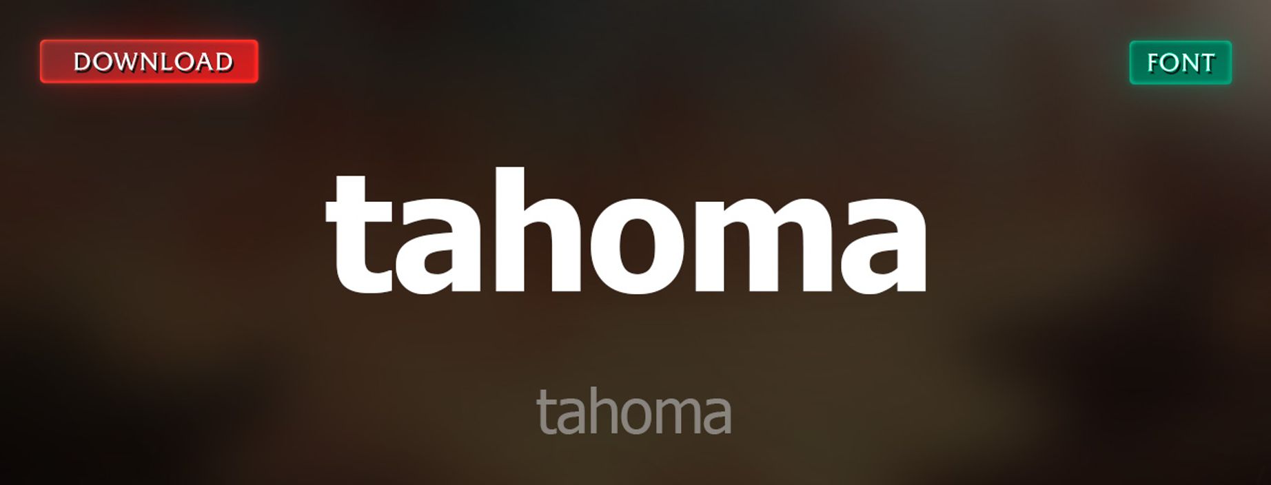 Tahoma Font - Classic MMORPG UI Text