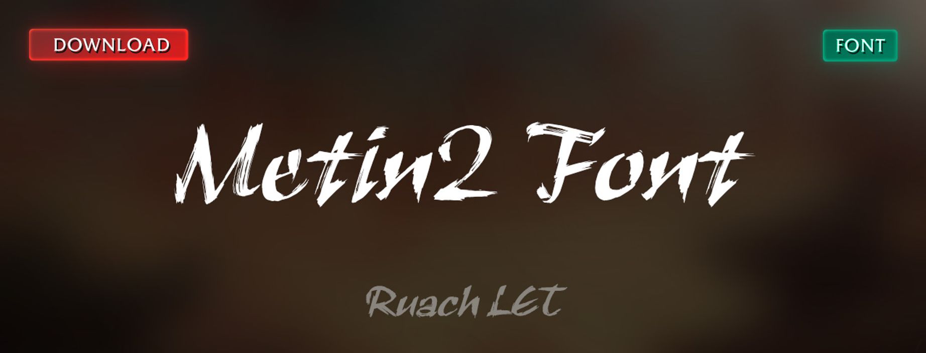 Metin2 Logo Font - Ruach LET Download
